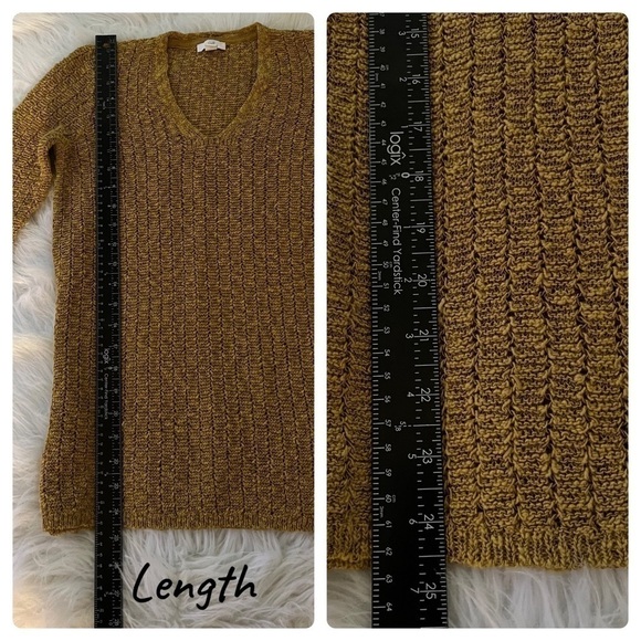 J. Jill Textured Open Stitch V Neck Top Style 223531 - Picture 9 of 14